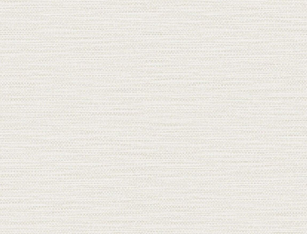 Seabrook Faux Linen Weave Winter Fog Wallpaper