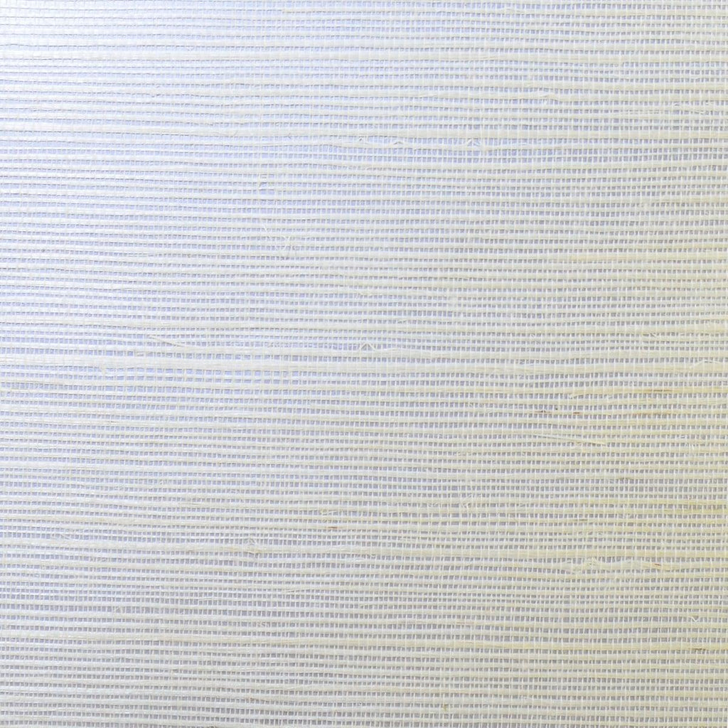 Seabrook Sisal Grasscloth Metallic Silver and Ivory Wallpaper