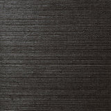 Seabrook Sisal Grasscloth Black Wallpaper