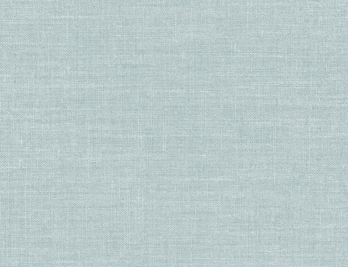 Seabrook Hopsack Embossed Vinyl Blue Wallpaper