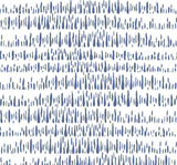 Seabrook Brush Marks Navy and White Wallpaper