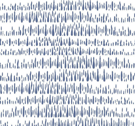 Seabrook Brush Marks Navy and White Wallpaper