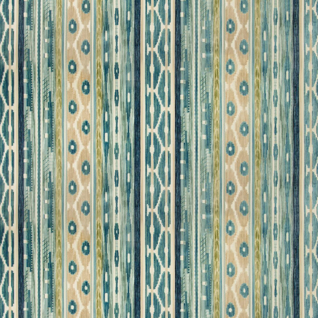 Lee Jofa DESNING VELVET BLUE/AQUA Fabric
