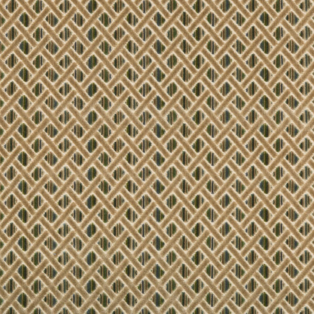 Lee Jofa Bourne Velvet Peacock Fabric