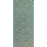G P & J Baker LANGDALE TRELLIS TEAL/BRONZE Wallpaper