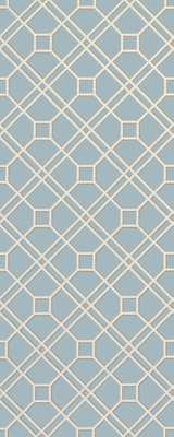 G P & J Baker LANGDALE TRELLIS SOFT BLUE Wallpaper