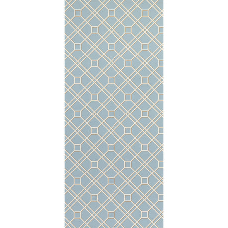 G P & J Baker LANGDALE TRELLIS SOFT BLUE Wallpaper