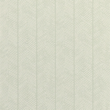 G P & J Baker HERRINGBONE AQUA Wallpaper