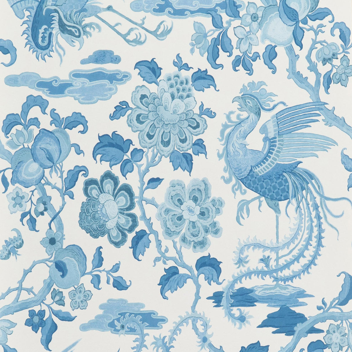 G P & J Baker CHIFU BLUE Wallpaper