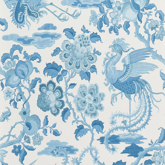 G P & J Baker CHIFU BLUE Wallpaper