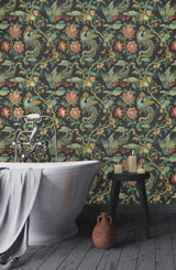 G P & J Baker CHIFU CHARCOAL/MULTI Wallpaper