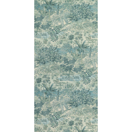 G P & J Baker RAMAYANA BLUE Wallpaper