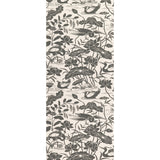 G P & J Baker HERON & LOTUS FLOWER BLACK/WHITE Wallpaper