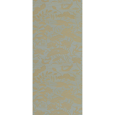 G P & J Baker HERON & LOTUS FLOWER EUCALYPTUS Wallpaper