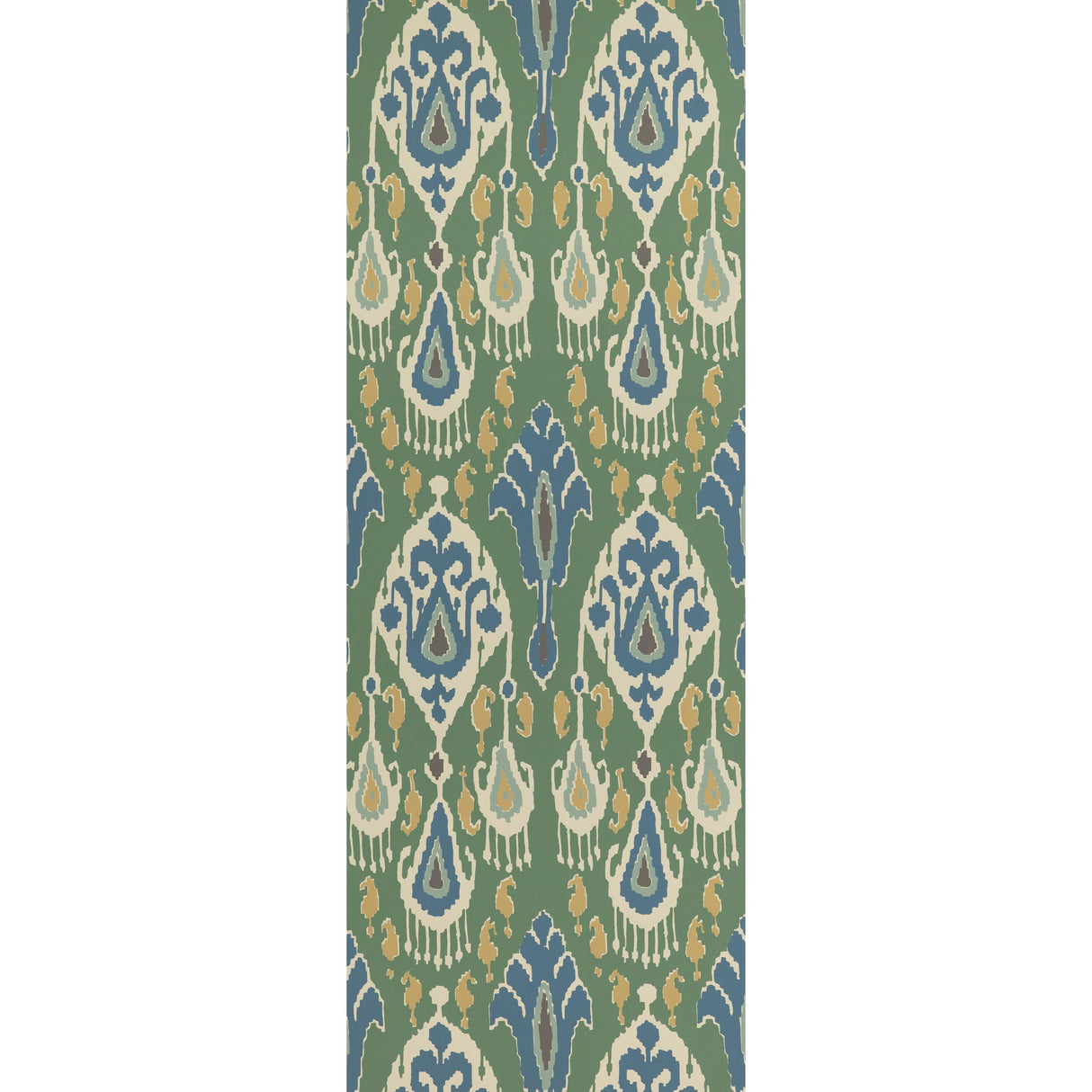 G P & J Baker IKAT BOKHARA EMERALD Wallpaper