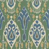 G P & J Baker IKAT BOKHARA EMERALD Wallpaper