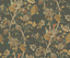 G P & J Baker HYDRANGEA BIRD CHARCOAL/SIENNA Wallpaper