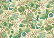G P & J Baker MAGNOLIA EMERALD/TEAL Wallpaper
