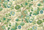 G P & J Baker MAGNOLIA EMERALD/TEAL Wallpaper