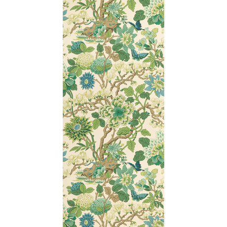 G P & J Baker MAGNOLIA EMERALD/TEAL Wallpaper