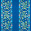 Schumacher Lotan Dragon Embroidery Blue Fabric