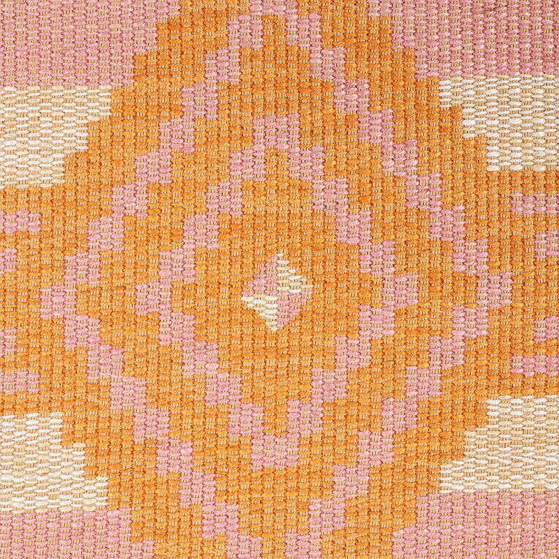 Schumacher Manta Performance Pink & Orange Fabric