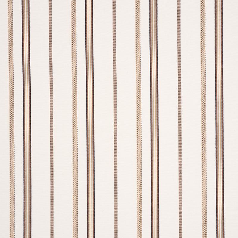 Schumacher Kayenta Stripe Neutral Fabric
