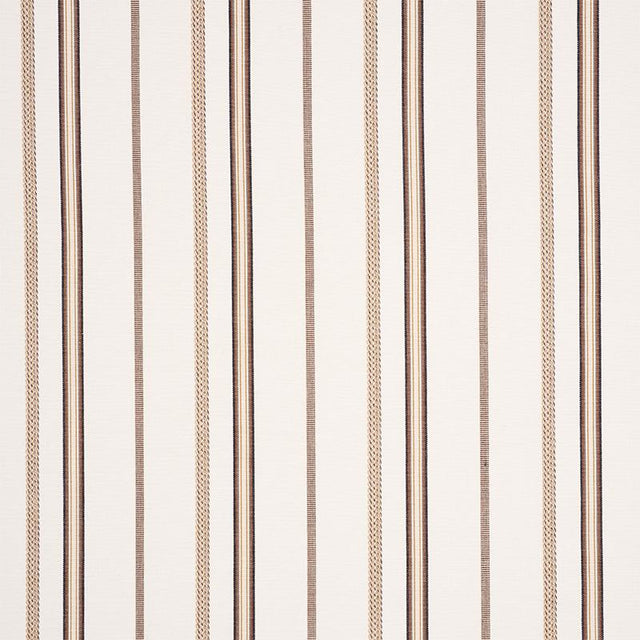 Schumacher Kayenta Stripe Neutral Fabric