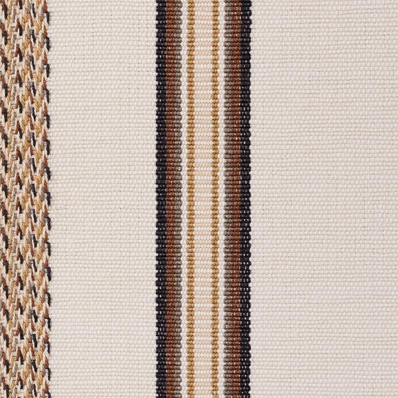 Schumacher Kayenta Stripe Neutral Fabric