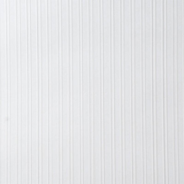 Schumacher Galvanized Rib Ivory Wallpaper