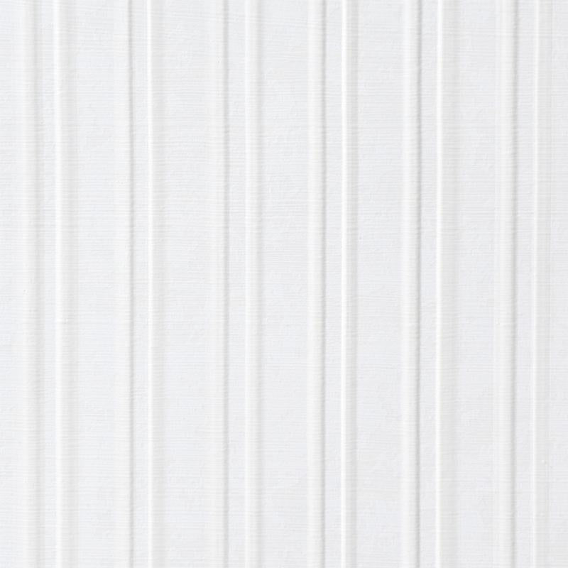 Schumacher Galvanized Rib Ivory Wallpaper