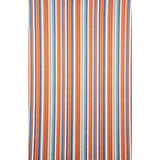 Schumacher Zuni Stripe Blue & Orange Fabric