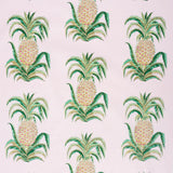 Schumacher Pineapples Chintz Blush Fabric
