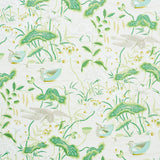Schumacher Lotus Garden Leaf Fabric