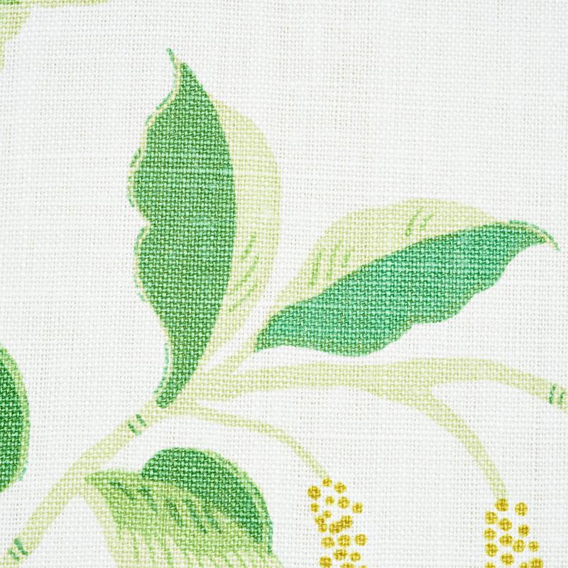 Schumacher Lotus Garden Leaf Fabric