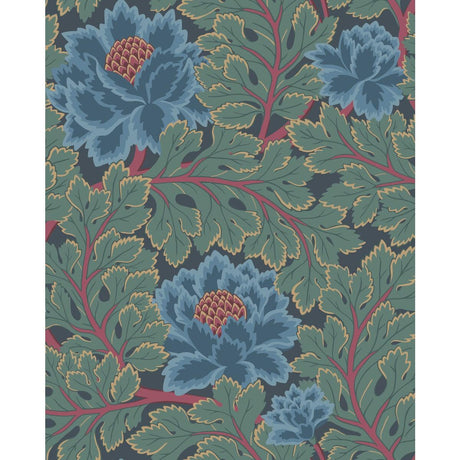 Cole & Son Aurora Petrol/Teal/Ink Wallpaper