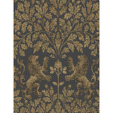 Cole & Son BOSCOBEL OAK ANT GOLD/BLK Wallpaper