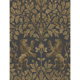 Cole & Son Boscobel Oak Ant Gold/Blk Wallpaper