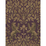 Cole & Son Boscobel Oak Gold/Claret Wallpaper