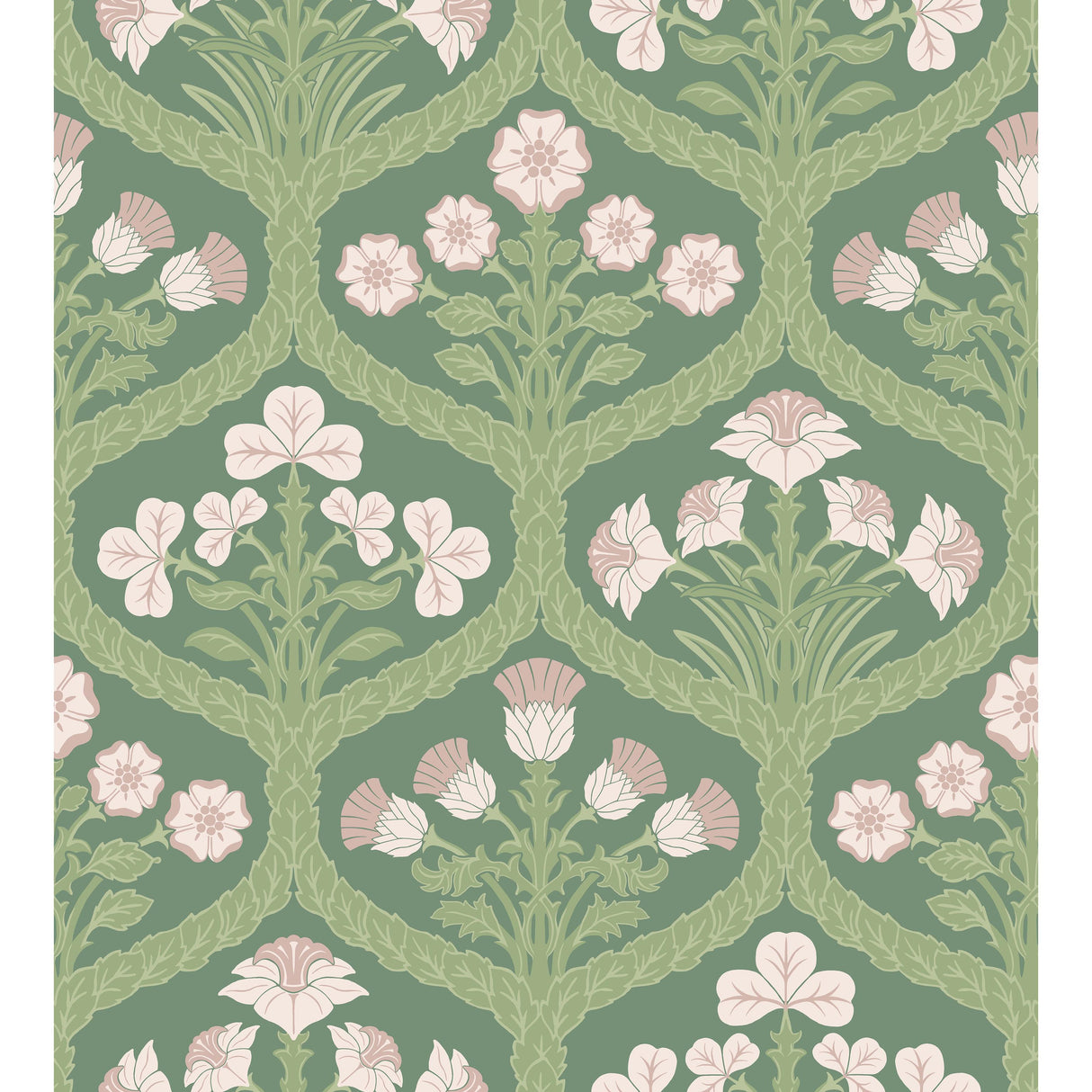 Cole & Son FLORAL KINGDOM BSLIP/LEAF Wallpaper