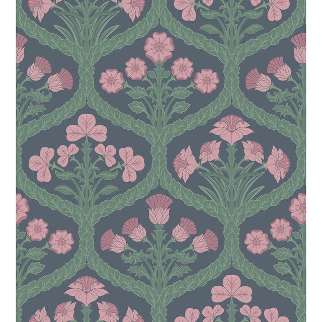 Cole & Son FLORAL KINGDOM ROSE/FORES Wallpaper