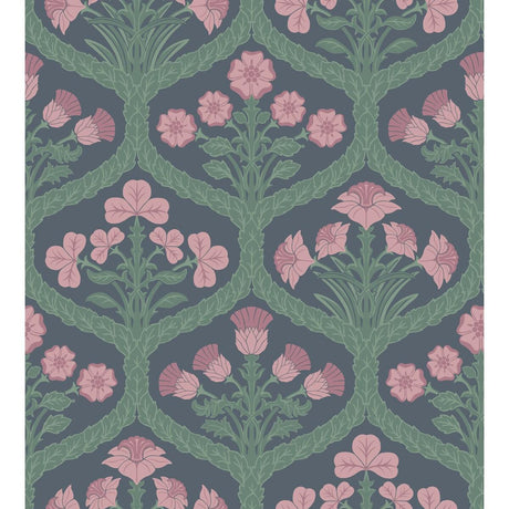 Cole & Son Floral Kingdom Rose/Fores Wallpaper