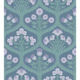 Cole & Son FLORAL KINGDOM LILAC/TEAL Wallpaper