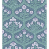 Cole & Son Floral Kingdom Lilac/Teal Wallpaper