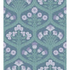 Cole & Son Floral Kingdom Lilac/Teal Wallpaper