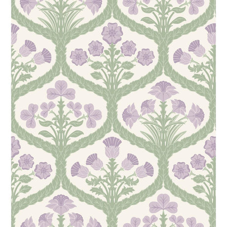 Cole & Son Floral Kingdom Mulb/Olive Wallpaper