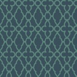 Cole & Son TREILLAGE VIRIDIAN/INK Wallpaper