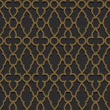 Cole & Son TREILLAGE M BRONZE/CHAR Wallpaper