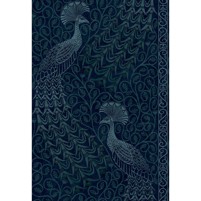 Cole & Son PAVO PARADE M PETROL/INK Wallpaper