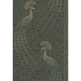 Cole & Son PAVO PARADE MGILVER/GREEN Wallpaper